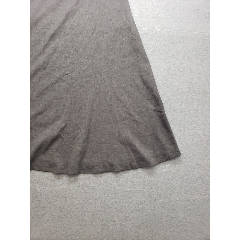 Abercrombie & Fitch Women Flare Skirt LT Gray High Waist Pull On Summer Casual - Picture 13 of 16